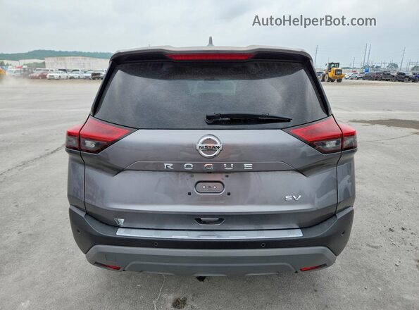 JN8AT3BA9MW016725 2021 NISSAN ROGUE Gray Rear view