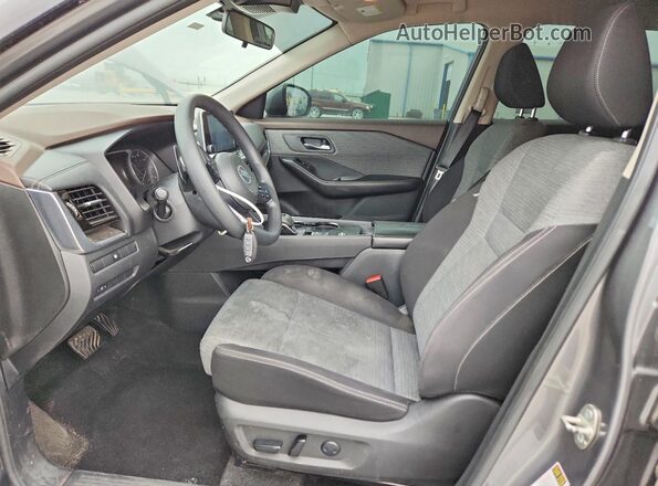 JN8AT3BA9MW016725 2021 NISSAN ROGUE Gray Front interior view