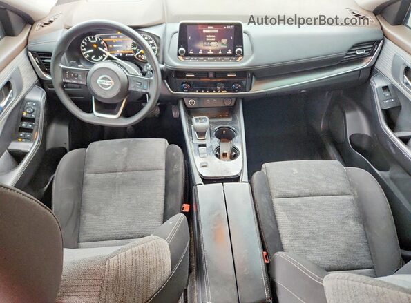 JN8AT3BA9MW016725 2021 NISSAN ROGUE Gray Dashboard view