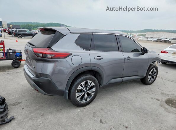 JN8AT3BA9MW016725 2021 NISSAN ROGUE Gray Rear right