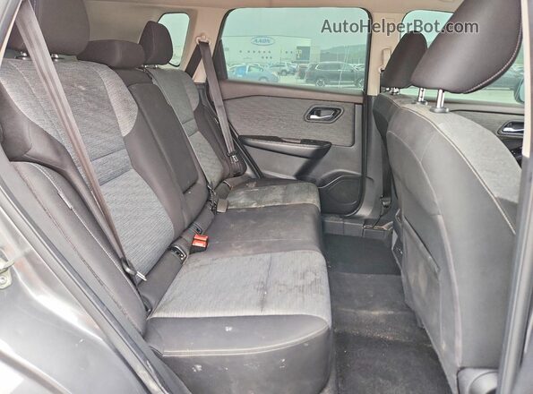 JN8AT3BA9MW016725 2021 NISSAN ROGUE Gray Rear seats view