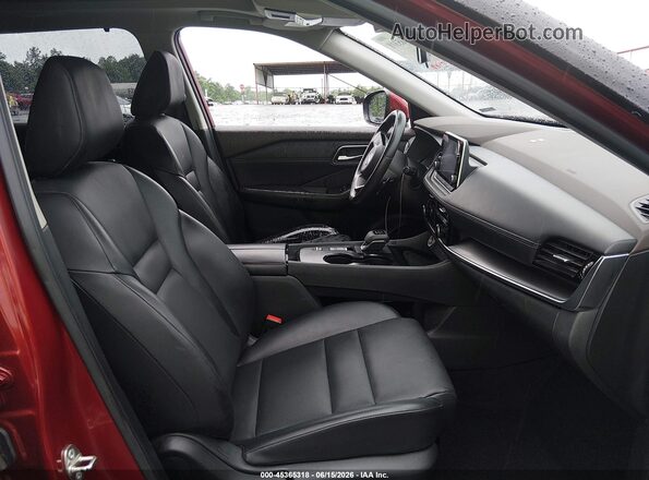 JN8AT3BA9MW022718 2021 NISSAN ROGUE Maroon წინა სალონის ხედი