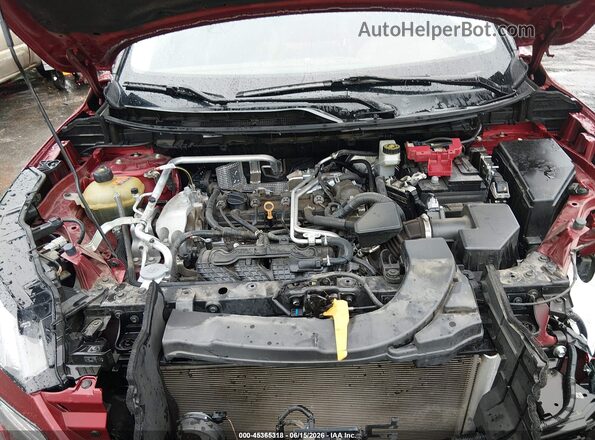 JN8AT3BA9MW022718 2021 NISSAN ROGUE Maroon უკანა ხედი