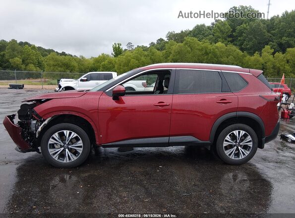 JN8AT3BA9MW022718 2021 NISSAN ROGUE Maroon 