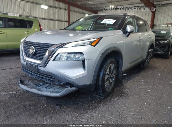 JN8AT3BAXMW010562 2021 NISSAN ROGUE Silver Front left