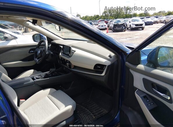JN8AT3BB3MW215696 2021 NISSAN ROGUE Blue Սալոնի դիմացի տեսք