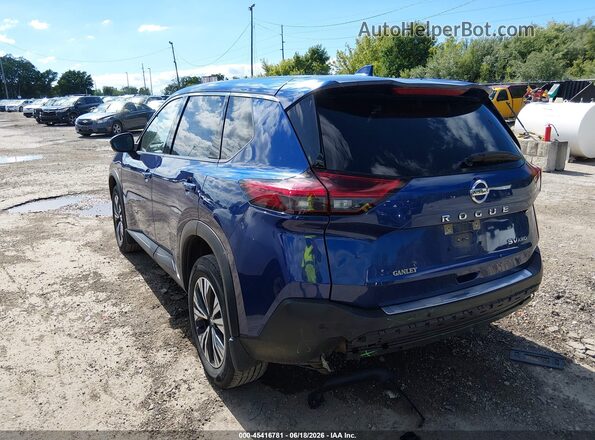 JN8AT3BB3MW215696 2021 NISSAN ROGUE Blue Հետևի ձախ