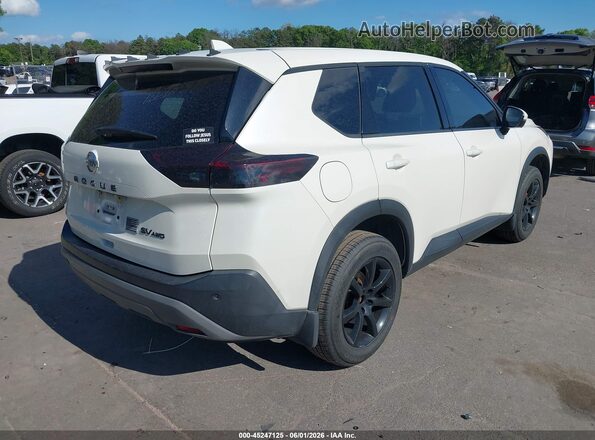 JN8AT3BB3MW217979 2021 NISSAN ROGUE White Rear right