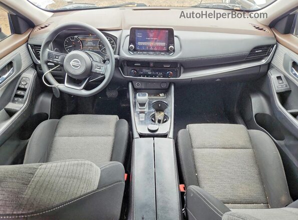 JN8AT3BB5MW204988 2021 NISSAN ROGUE Silver Dashboard view