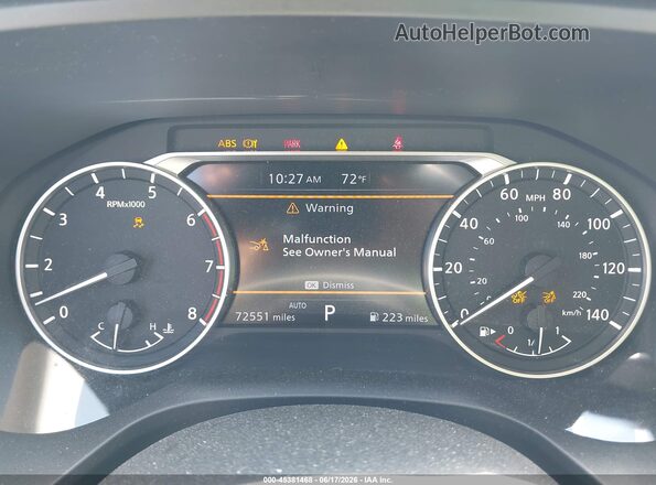 JN8AT3BB5MW214873 2021 NISSAN ROGUE Blue Vista de los asientos traseros