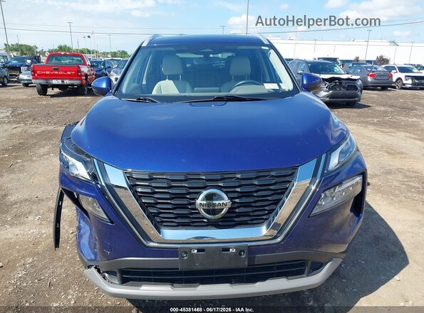 JN8AT3BB5MW214873 2021 NISSAN ROGUE Blue Vista del cuadro de instrumentos