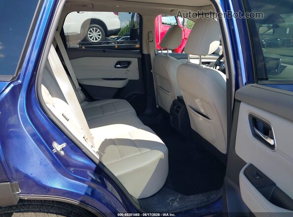 JN8AT3BB5MW214873 2021 NISSAN ROGUE Blue Vista de la etiqueta del VIN