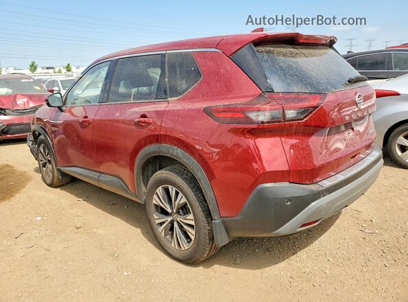 JN8AT3BB5MW220110 2021 NISSAN ROGUE Красный Задняя левая четверть