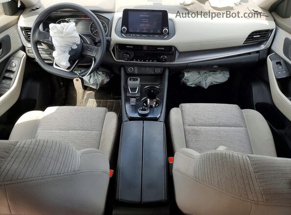 JN8AT3BB5MW220110 2021 NISSAN ROGUE Красный Вид панели приборов