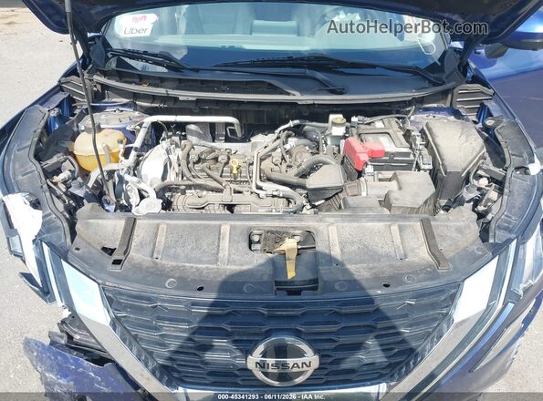 JN8AT3BB6MW221766 2021 NISSAN ROGUE Blue Հետևի տեսք