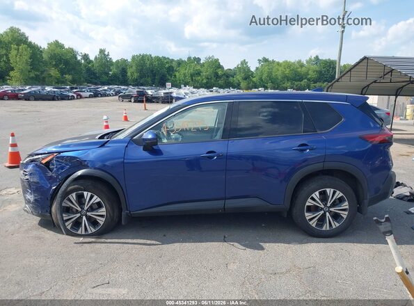 JN8AT3BB6MW221766 2021 NISSAN ROGUE Blue Սալոնի 360 աստիճան տեսք
