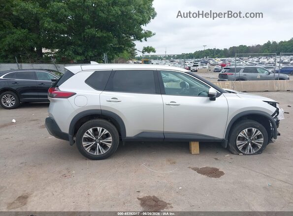JN8AT3BB8MW233465 2021 NISSAN ROGUE Silver Սալոնի 360 աստիճան տեսք