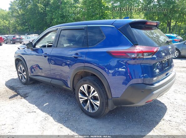 JN8AT3BB9MW204086 2021 NISSAN ROGUE Blue Tył lewy