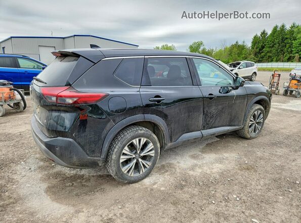 JN8AT3BBXMW223147 2021 NISSAN ROGUE Black Rear right