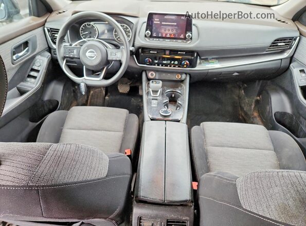 JN8AT3BBXMW223147 2021 NISSAN ROGUE Black Dashboard view