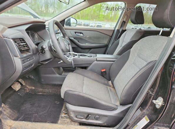 JN8AT3BBXMW223147 2021 NISSAN ROGUE Black Front interior view