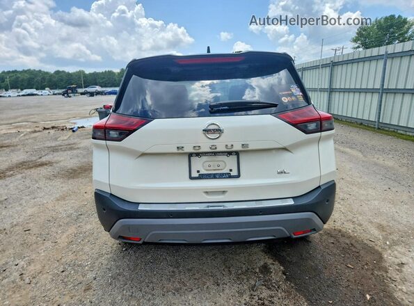 JN8AT3CA3MW026892 2021 NISSAN ROGUE White Հետևի տեսք