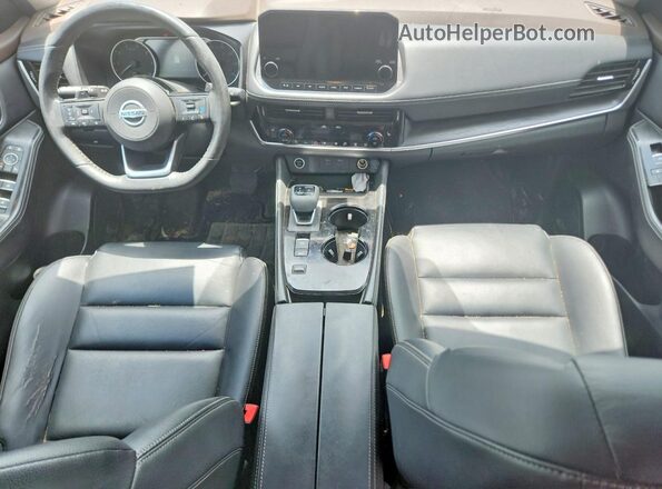 JN8AT3CA3MW026892 2021 NISSAN ROGUE White Առջևի վահանակի տեսք