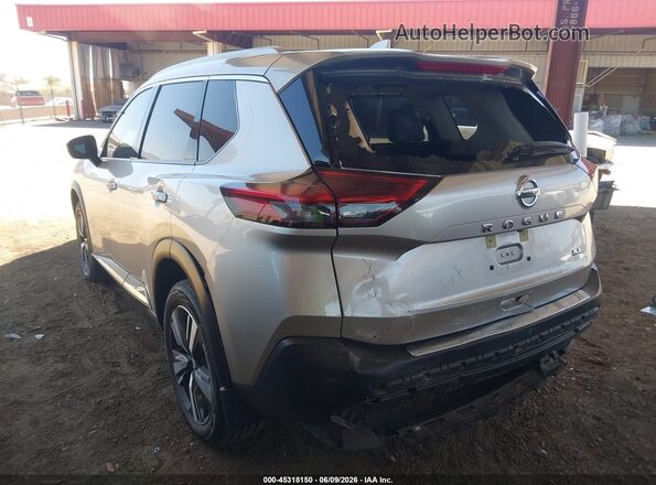 JN8AT3CA7MW024546 2021 NISSAN ROGUE Brown Tył lewy