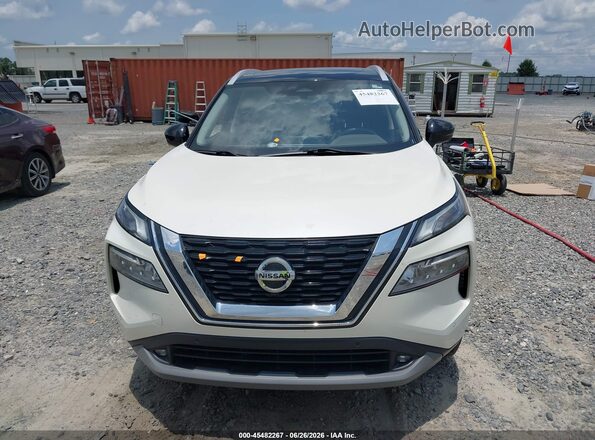 JN8AT3CA9MW014536 2021 NISSAN ROGUE White Vista del cuadro de instrumentos