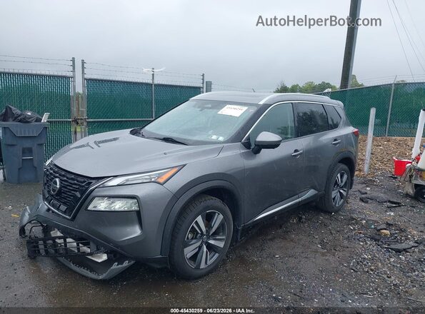 JN8AT3CB1MW200290 2021 NISSAN ROGUE Gray Przód lewy