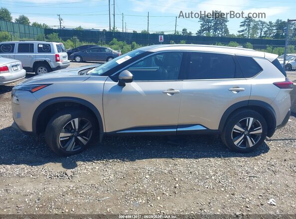 JN8AT3CB4MW236958 2021 NISSAN ROGUE Tan Widok wnętrza z tyłu