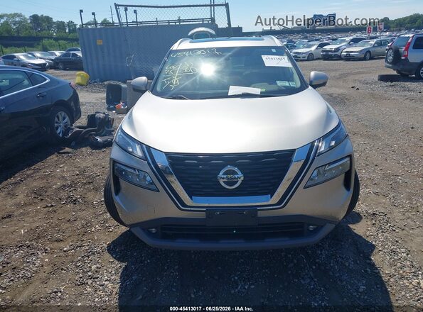JN8AT3CB4MW236958 2021 NISSAN ROGUE Tan Widok deski rozdzielczej
