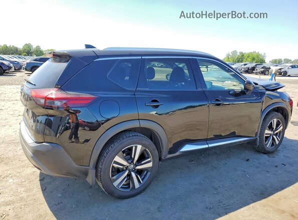 JN8AT3CB4MW241545 2021 NISSAN ROGUE Black Tył prawy