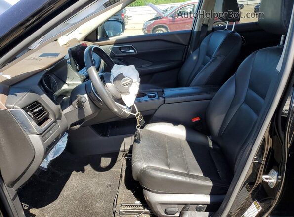JN8AT3CB4MW241545 2021 NISSAN ROGUE Black Widok wnętrza z przodu