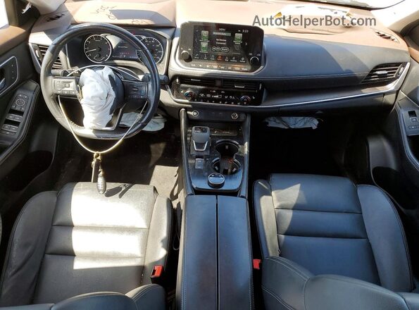 JN8AT3CB4MW241545 2021 NISSAN ROGUE Black Widok deski rozdzielczej