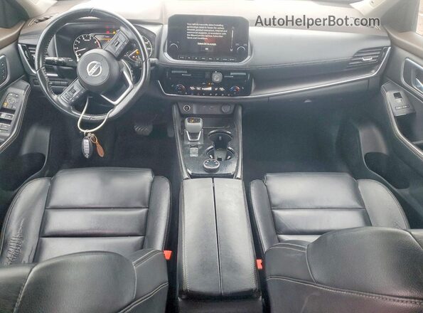 JN8AT3CB5MW239920 2021 NISSAN ROGUE Silver Widok deski rozdzielczej