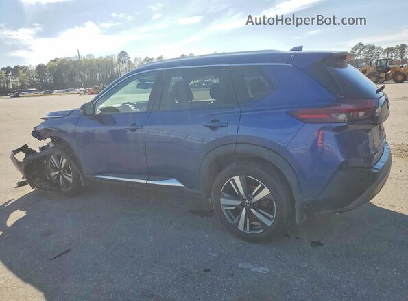 JN8AT3CB6MW238629 2021 NISSAN ROGUE Blue Trasero izquierdo