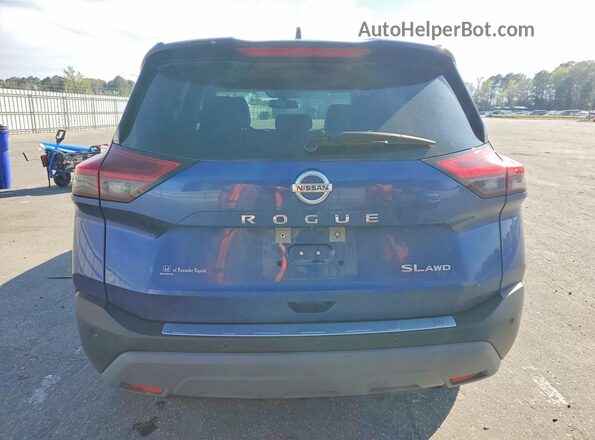 JN8AT3CB6MW238629 2021 NISSAN ROGUE Blue Vista trasera