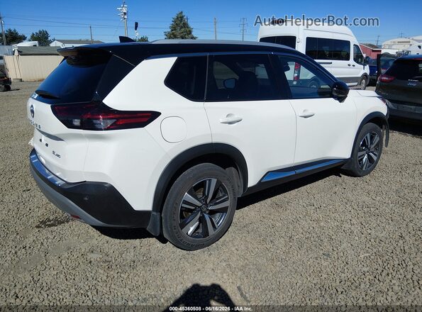 JN8AT3CB8MW231827 2021 NISSAN ROGUE White Rear right