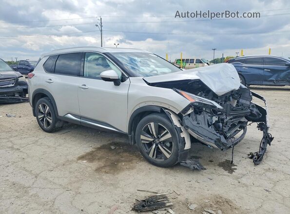 JN8AT3CBXMW229674 2021 NISSAN ROGUE Silver 