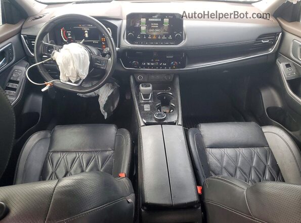 JN8AT3DD0MW314605 2021 NISSAN ROGUE Beige Dashboard view