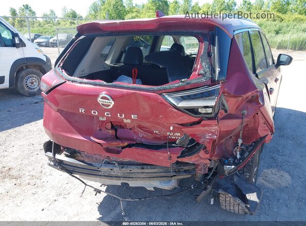 JN8AT3DD1MW304259 2021 NISSAN ROGUE Red Вид спереду