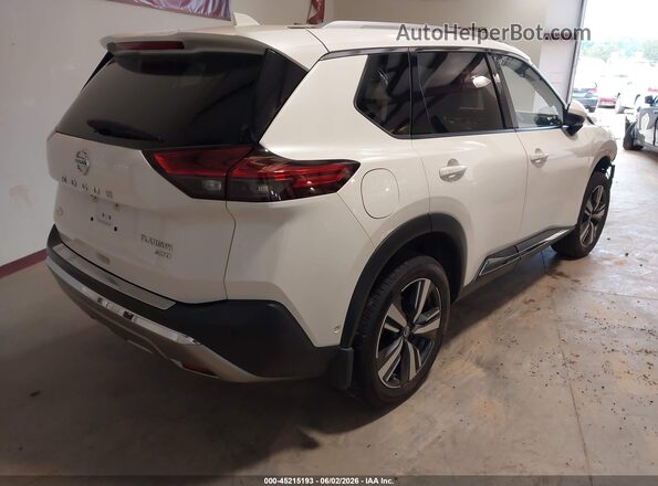 JN8AT3DD2MW318932 2021 NISSAN ROGUE White Trasero derecho