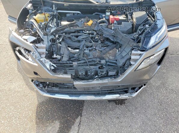 JN8AT3DD5MW303499 2021 NISSAN ROGUE Black ძრავის განყოფილების ხედი