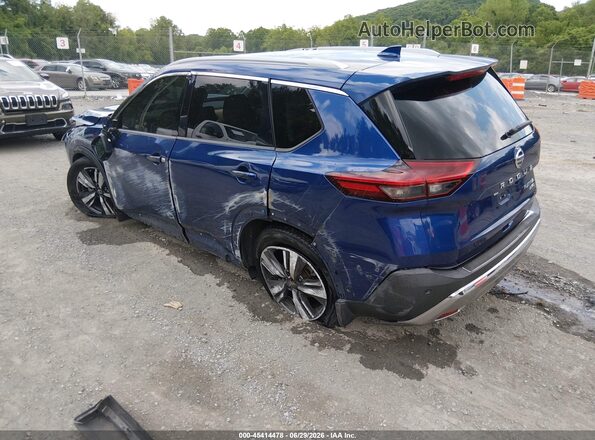 JN8AT3DD6MW300451 2021 NISSAN ROGUE Dark Blue Задня ліва чверть