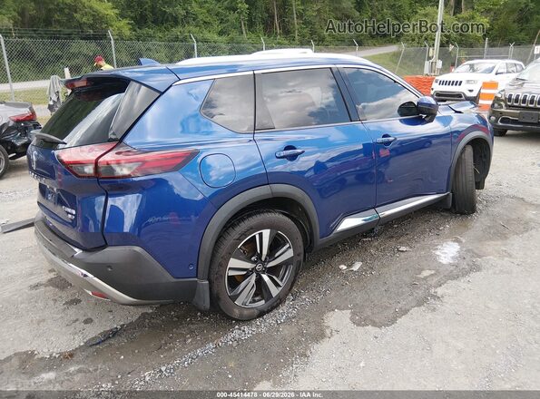 JN8AT3DD6MW300451 2021 NISSAN ROGUE Dark Blue Задня права чверть