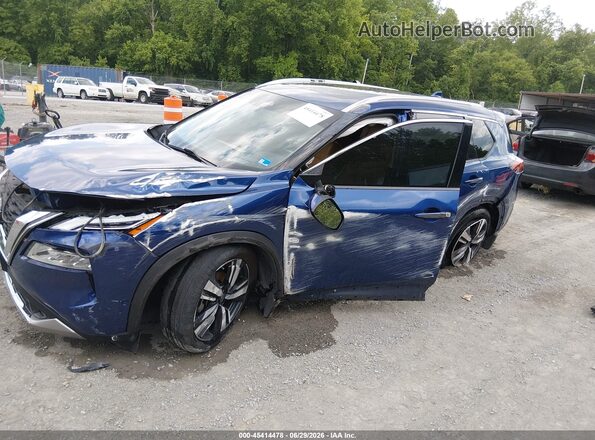 JN8AT3DD6MW300451 2021 NISSAN ROGUE Dark Blue Вид спереду
