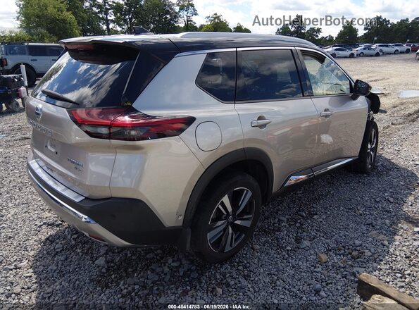 JN8AT3DD8MW313282 2021 NISSAN ROGUE Champagne Задня права чверть