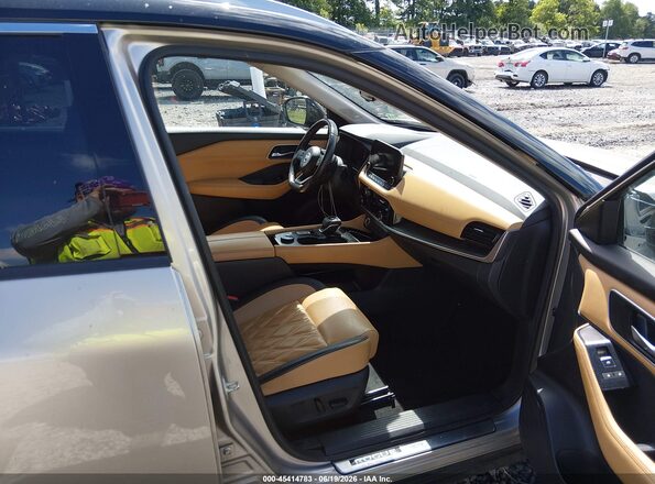 JN8AT3DD8MW313282 2021 NISSAN ROGUE Champagne Вид салону спереду