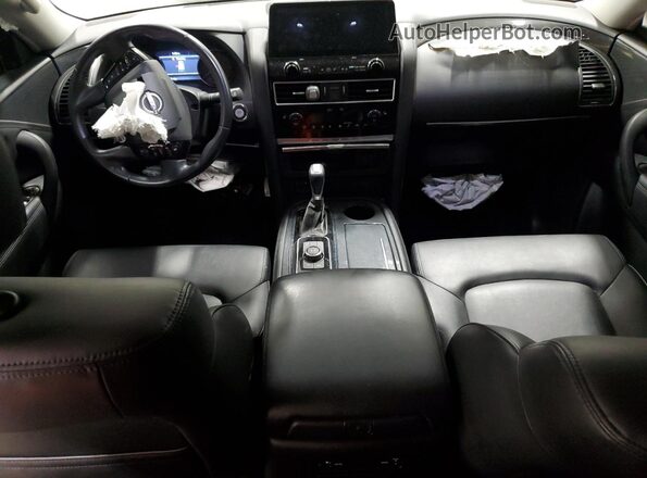 JN8AY2AC7N9163334 2022 NISSAN ARMADA Черный Вид панели приборов